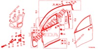 TUERTAFELN, VORNE(2D)  für Honda HR-V 1.5 ELEGANCE 5 Türen 6 gang-Schaltgetriebe 2016