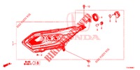 SCHEINWERFER (LED) (1) für Honda HR-V 1.5 EXCLUSIVE 5 Türen 6 gang-Schaltgetriebe 2016