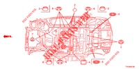 GUMMITUELLE (INFERIEUR) für Honda HR-V 1.5 EXECUTIVE 5 Türen 6 gang-Schaltgetriebe 2016