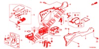 MITTLERE KONSOLE (INFERIEUR) für Honda HR-V 1.5 EXECUTIVE 5 Türen 6 gang-Schaltgetriebe 2016