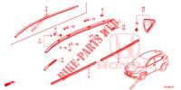 ZIERLEISTE/DACHSCHIENE  für Honda HR-V 1.5 EXECUTIVE 5 Türen 6 gang-Schaltgetriebe 2016