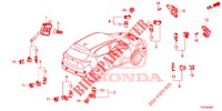 EINPARKSENSOR  für Honda HR-V 1.5 EXECUTIVE 5 Türen vollautomatische 2016