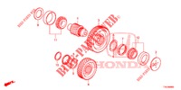 Vorgelegewelle für Honda HR-V 1.5 EXECUTIVE 5 Türen vollautomatische 2016