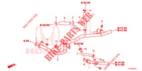 WASSERSCHLAUCH/HEIZUNGSSCHACHT (DIESEL) für Honda HR-V DIESEL 1.6 EXCLUSIVE 5 Türen 6 gang-Schaltgetriebe 2016