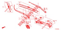 WINDSCHUTZSCHEIBENWISCHER (LH) für Honda HR-V DIESEL 1.6 EXCLUSIVE 5 Türen 6 gang-Schaltgetriebe 2016