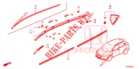 ZIERLEISTE/DACHSCHIENE  für Honda HR-V DIESEL 1.6 EXCLUSIVE 5 Türen 6 gang-Schaltgetriebe 2016