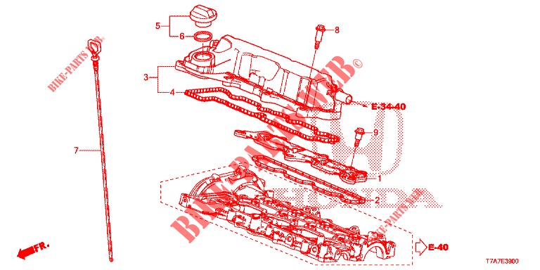 ENTLUEFTUNGSKAMMER (DIESEL) für Honda HR-V DIESEL 1.6 EXCLUSIVE 5 Türen 6 gang-Schaltgetriebe 2016
