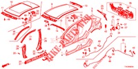 AUSSENBLECHE/TAFEL, HINTEN  für Honda HR-V DIESEL 1.6 EXECUTIVE 5 Türen 6 gang-Schaltgetriebe 2016