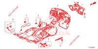 BODENMATTE/ISOLATOR (LH) für Honda HR-V DIESEL 1.6 EXECUTIVE 5 Türen 6 gang-Schaltgetriebe 2016