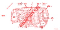 GUMMITUELLE (INFERIEUR) für Honda HR-V DIESEL 1.6 EXECUTIVE 5 Türen 6 gang-Schaltgetriebe 2016