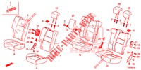RUECKSITZ/SITZGURT,(2D)  für Honda HR-V DIESEL 1.6 EXECUTIVE 5 Türen 6 gang-Schaltgetriebe 2016