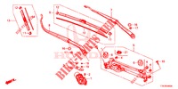 WINDSCHUTZSCHEIBENWISCHER (LH) für Honda HR-V DIESEL 1.6 EXECUTIVE 5 Türen 6 gang-Schaltgetriebe 2016