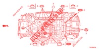 GUMMITUELLE (INFERIEUR) für Honda HR-V 1.5 ELEGANCE 5 Türen vollautomatische 2017