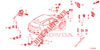 EINPARKSENSOR  für Honda HR-V 1.5 EXCLUSIVE 5 Türen 6 gang-Schaltgetriebe 2017