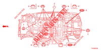 GUMMITUELLE (INFERIEUR) für Honda HR-V 1.5 EXCLUSIVE 5 Türen 6 gang-Schaltgetriebe 2017
