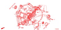 KUPPLUNGSGEHAEUSE (1.5L) für Honda HR-V 1.5 EXCLUSIVE 5 Türen 6 gang-Schaltgetriebe 2017
