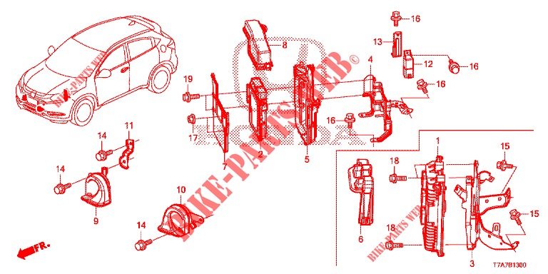 STEUERGERAT (COMPARTIMENT MOTEUR) (1) (KE/KG) für Honda HR-V 1.5 EXCLUSIVE 5 Türen vollautomatische 2017