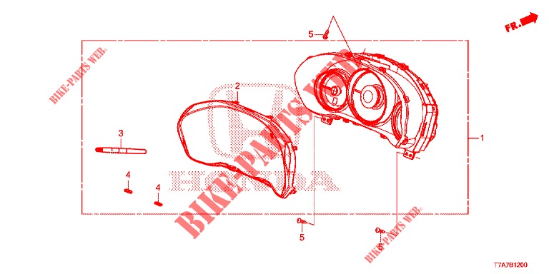 DREHZAHLMESSER (DENSO) für Honda HR-V 1.5 EXECUTIVE 5 Türen 6 gang-Schaltgetriebe 2017