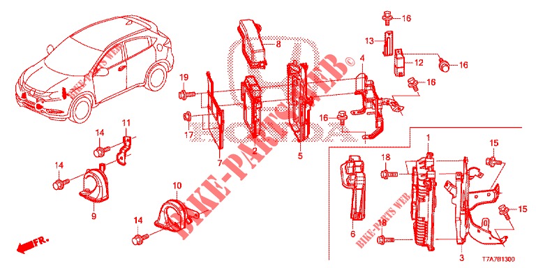 STEUERGERAT (COMPARTIMENT MOTEUR) (1) (KE/KG) für Honda HR-V 1.5 EXECUTIVE 5 Türen 6 gang-Schaltgetriebe 2017