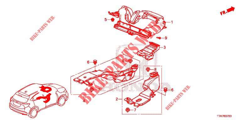 ZULEITUNGSROHR/ENTLUEFTUNGSROHR (LH) für Honda HR-V 1.5 EXECUTIVE 5 Türen 6 gang-Schaltgetriebe 2017