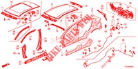 AUSSENBLECHE/TAFEL, HINTEN  für Honda HR-V DIESEL 1.6 COMFORT 5 Türen 6 gang-Schaltgetriebe 2017