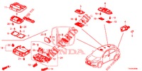 INNENLEUCHTE  für Honda HR-V DIESEL 1.6 COMFORT 5 Türen 6 gang-Schaltgetriebe 2017