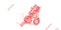LICHTMASCHINENRIEMEN (DIESEL) für Honda HR-V DIESEL 1.6 COMFORT 5 Türen 6 gang-Schaltgetriebe 2017
