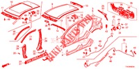 AUSSENBLECHE/TAFEL, HINTEN  für Honda HR-V DIESEL 1.6 EXCLUSIVE 5 Türen 6 gang-Schaltgetriebe 2017