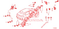 EINPARKSENSOR  für Honda HR-V DIESEL 1.6 EXCLUSIVE 5 Türen 6 gang-Schaltgetriebe 2017