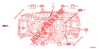 GUMMITUELLE (INFERIEUR) für Honda HR-V DIESEL 1.6 EXCLUSIVE 5 Türen 6 gang-Schaltgetriebe 2017