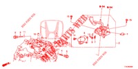 SCHALTHEBEL(MT)  für Honda HR-V DIESEL 1.6 EXCLUSIVE 5 Türen 6 gang-Schaltgetriebe 2017