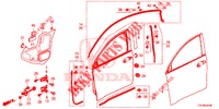 TUERTAFELN, VORNE(2D)  für Honda HR-V DIESEL 1.6 EXCLUSIVE 5 Türen 6 gang-Schaltgetriebe 2017