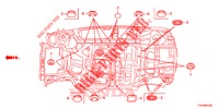 GUMMITUELLE (INFERIEUR) für Honda HR-V DIESEL 1.6 EXECUTIVE 5 Türen 6 gang-Schaltgetriebe 2017