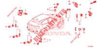 EINPARKSENSOR  für Honda HR-V 1.5 EXCLUSIVE 5 Türen 6 gang-Schaltgetriebe 2018