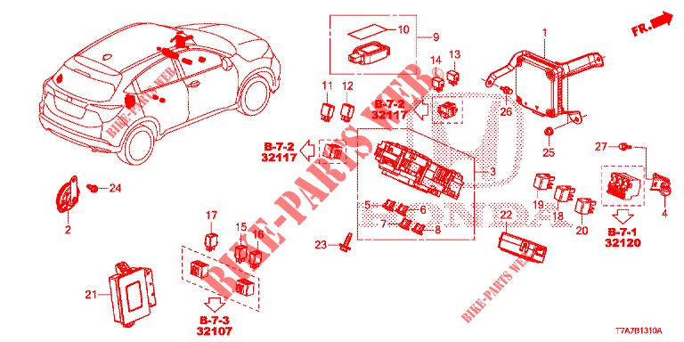 STEUERGERAT (CABINE) (1) (LH) für Honda HR-V 1.5 EXCLUSIVE 5 Türen vollautomatische 2018