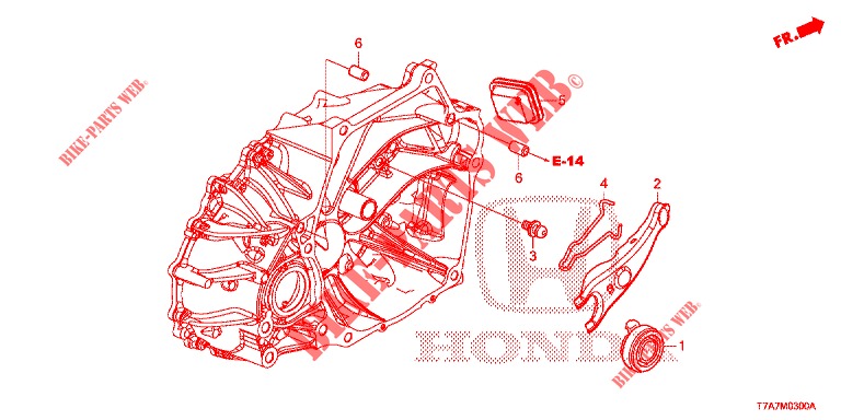 KUPPLUNGSFREIGABE (1.5L) für Honda HR-V 1.5 EXECUTIVE 5 Türen 6 gang-Schaltgetriebe 2018