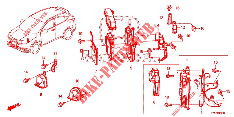 STEUERGERAT (COMPARTIMENT MOTEUR) (1) (KE/KG) für Honda HR-V 1.5 EXECUTIVE 5 Türen 6 gang-Schaltgetriebe 2018