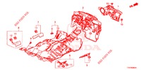 BODENMATTE/ISOLATOR (LH) für Honda HR-V DIESEL 1.6 EXCLUSIVE 5 Türen 6 gang-Schaltgetriebe 2018