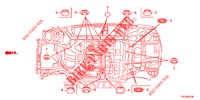 GUMMITUELLE (INFERIEUR) für Honda HR-V DIESEL 1.6 EXCLUSIVE 5 Türen 6 gang-Schaltgetriebe 2018