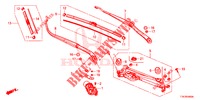 WINDSCHUTZSCHEIBENWISCHER (LH) für Honda HR-V DIESEL 1.6 EXCLUSIVE 5 Türen 6 gang-Schaltgetriebe 2018