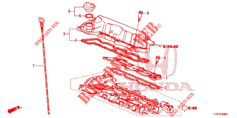 ENTLUEFTUNGSKAMMER (DIESEL) für Honda HR-V DIESEL 1.6 EXCLUSIVE 5 Türen 6 gang-Schaltgetriebe 2018