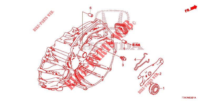 KUPPLUNGSFREIGABE (DIESEL) für Honda HR-V DIESEL 1.6 EXCLUSIVE 5 Türen 6 gang-Schaltgetriebe 2018