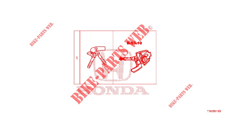 SCHLOSSZYLINDER (LH) (INTELLIGENT) für Honda HR-V DIESEL 1.6 EXCLUSIVE 5 Türen 6 gang-Schaltgetriebe 2018