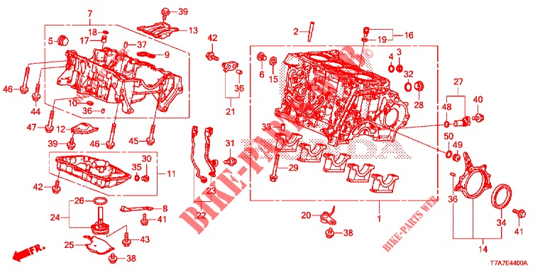ZYLINDERBLOCK/OELWANNE (DIESEL) für Honda HR-V DIESEL 1.6 EXCLUSIVE 5 Türen 6 gang-Schaltgetriebe 2018