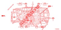 GUMMITUELLE (INFERIEUR) für Honda HR-V DIESEL 1.6 EXECUTIVE 5 Türen 6 gang-Schaltgetriebe 2018