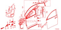 TUERTAFELN, VORNE(2D)  für Honda HR-V DIESEL 1.6 EXECUTIVE 5 Türen 6 gang-Schaltgetriebe 2018