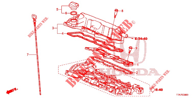 ENTLUEFTUNGSKAMMER (DIESEL) für Honda HR-V DIESEL 1.6 EXECUTIVE 5 Türen 6 gang-Schaltgetriebe 2018