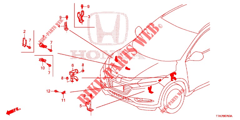 HALTERUNG, UNTERERDUNGSKABEL für Honda HR-V DIESEL 1.6 EXECUTIVE 5 Türen 6 gang-Schaltgetriebe 2018