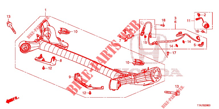 HINTERRADACHSE  für Honda HR-V DIESEL 1.6 EXECUTIVE 5 Türen 6 gang-Schaltgetriebe 2018
