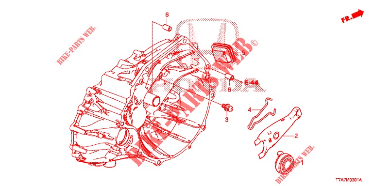 KUPPLUNGSFREIGABE (DIESEL) für Honda HR-V DIESEL 1.6 EXECUTIVE 5 Türen 6 gang-Schaltgetriebe 2018